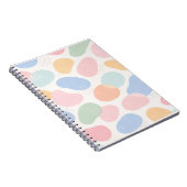 Aesthetic Pastel Abstract Shapes Spiral Notebook  Notizblock (Rechte Seite)