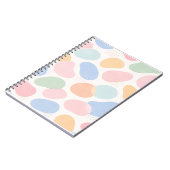 Aesthetic Pastel Abstract Shapes Spiral Notebook  Notizblock (Linke Seite)