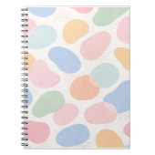 Aesthetic Pastel Abstract Shapes Spiral Notebook  Notizblock (Vorderseite)