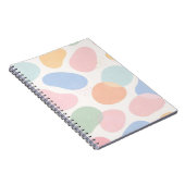 Aesthetic Pastel Abstract Shapes Spiral Notebook  Notizblock (Rechte Seite)