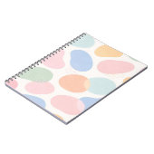 Aesthetic Pastel Abstract Shapes Spiral Notebook  Notizblock (Linke Seite)