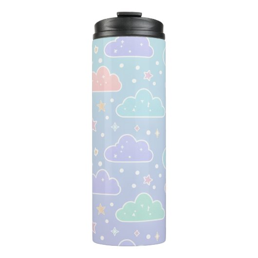 Aesthetic Pastel Cloud Insulated Tumbler Thermosbecher (Vorderseite)