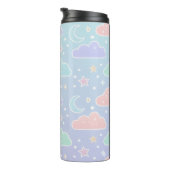 Aesthetic Pastel Cloud Insulated Tumbler Thermosbecher (Nach rechts gedreht)