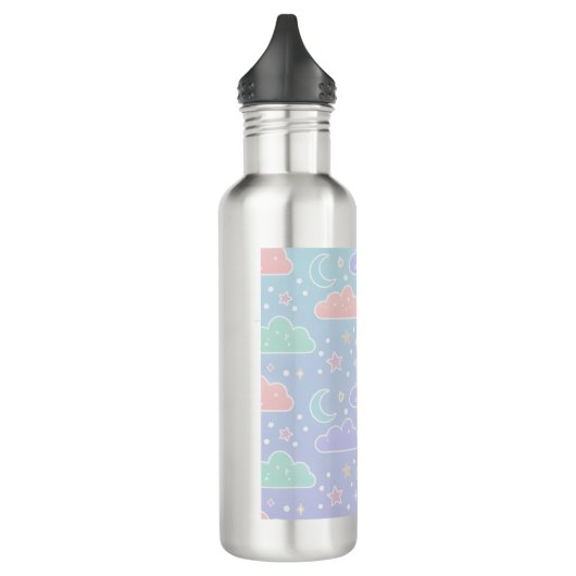 Aesthetic Pastel Cloud Water Bottle Edelstahlflasche (Links)