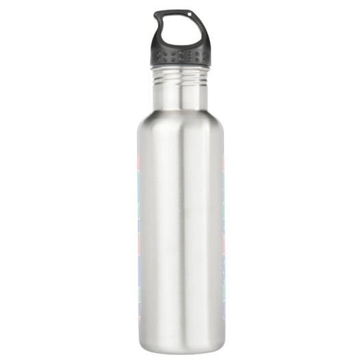 Aesthetic Pastel Cloud Water Bottle Edelstahlflasche (Rückseite)