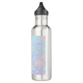 Aesthetic Pastel Cloud Water Bottle Edelstahlflasche (Rechts)