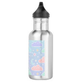 Aesthetic Pastel Cloud Water Bottle Edelstahlflasche (Rechts)