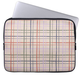Aesthetic Pastel Hand Drawn Grid Modern Love Laptopschutzhülle