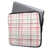 Aesthetic Pastel Hand Drawn Grid Sweetheart Glaze Laptopschutzhülle (Vorderseite Links)
