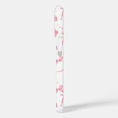 Aesthetic Pink Coquette Bow Custom Name  Case-Mate iPhone Hülle (Rückseite / Links)