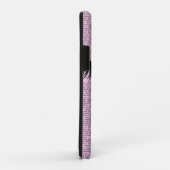 Aesthetic Pink Face Art Tough iPhone Case (Hinten/Rechts)