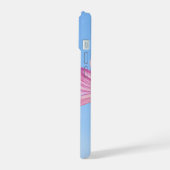 Aesthetic pink flower Phone Case iPhone 15 Hülle (Linke Seite)