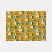 Aesthetic Plant Art Fleecedecke (Vorderseite (Horizontal))