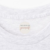 Aesthetic Quote – Minimal Pastel Motivation Etiketten (Befestigt)