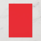Aesthetic Red Background | Minimalist Design Begleitkarte (Rückseite)
