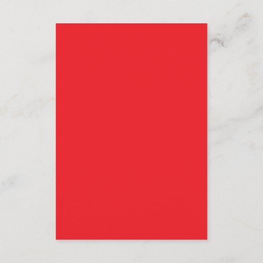 Aesthetic Red Background | Minimalist Design Begleitkarte (Rückseite)