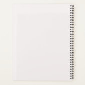 Aesthetic Sakura Pink Flowers Personal planner Planer (Rückseite)