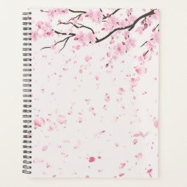 Aesthetic Sakura Pink Flowers Personal planner Planer