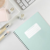 Aesthetic Soft Pastel Solid Color Composition Notizblock