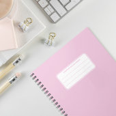 Aesthetic Soft Pastel Solid Color Composition Notizblock