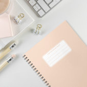 Aesthetic Soft Pastel Solid Color Composition Notizblock