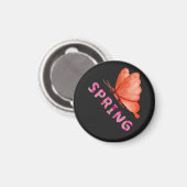  Aesthetic Spring Butterfly Minimalist Graphic Magnet (Vorderseite/Rückseite)