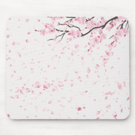 Aesthetic Spring Floral Pattern Desk Accessory  Mousepad