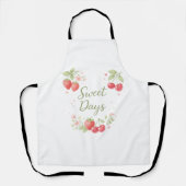 Aesthetic Strawberry & Cherry Apron Schürze (Vorderseite)