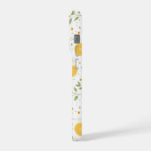 Aesthetic Summer Lemon Pattern iPhone Case Hülle (Linke Seite)