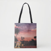Aesthetic sunset Totebag Tasche (Vorderseite)