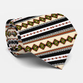 Aesthetic Tribal Pattern Krawatte (Gerollt)