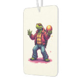 Aesthetic Turtle Disco T - Shirt Autolufterfrischer (Links)