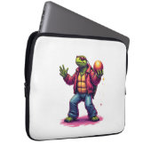 Aesthetic Turtle Disco T-Shirt Laptopschutzhülle (Vorne Rechts)