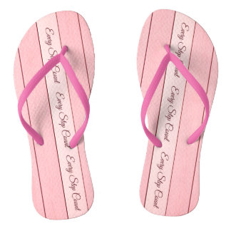 Aesthetic Vertical Wood Pattern Pink Colour  Badesandalen