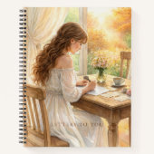 Aesthetic Writing Notebook Journal Notizblock (Vorderseite)