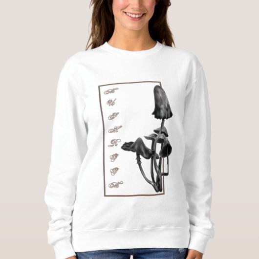 AESTHETISCHES MUSHROOM SWEATSHIRT (Vorderseite)