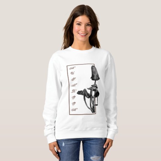 AESTHETISCHES MUSHROOM SWEATSHIRT (Vorne ganz)
