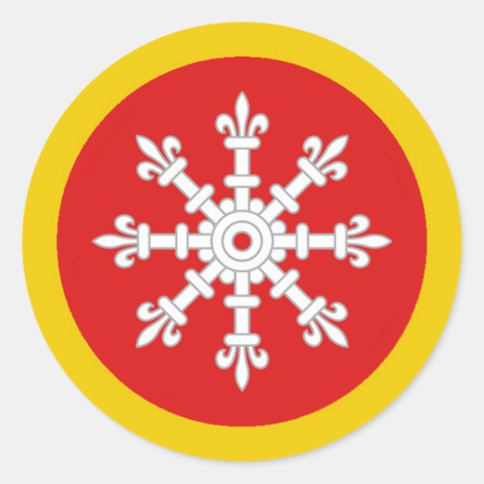 AEthelmearc Populace Abzeichen Classic Round Stick Runder Aufkleber (Vorderseite)