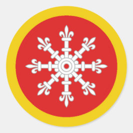 AEthelmearc Populace Abzeichen Classic Round Stick Runder Aufkleber