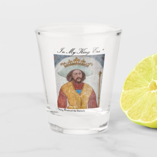 AEthelred the Unready Schnapsglas (Vorderseite)