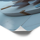 Aether-Bloom Lotus Garden Poster (Ecke)