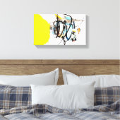 Aether Kiosk Art Leinwanddruck (Insitu (Schlafzimmer))