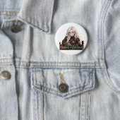 Aether Punk Elite Steampunk Anime Mädchen Zahnräde Button (Beispiel)