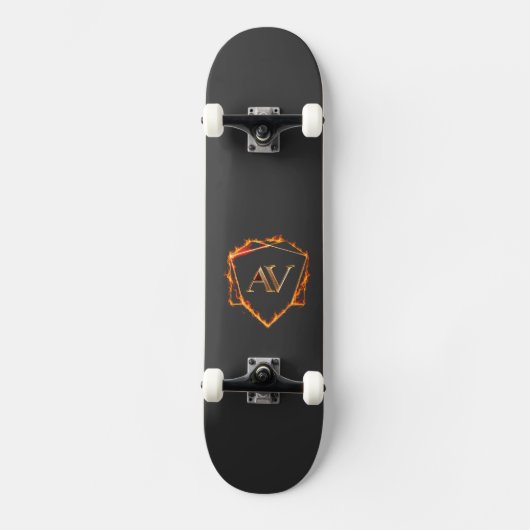 AETHER VANGUARD - AV Logo Stein Form Streetwear Skateboard (Vorderseite)