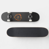 AETHER VANGUARD - AV Logo Stein Form Streetwear Skateboard (Horizontal)