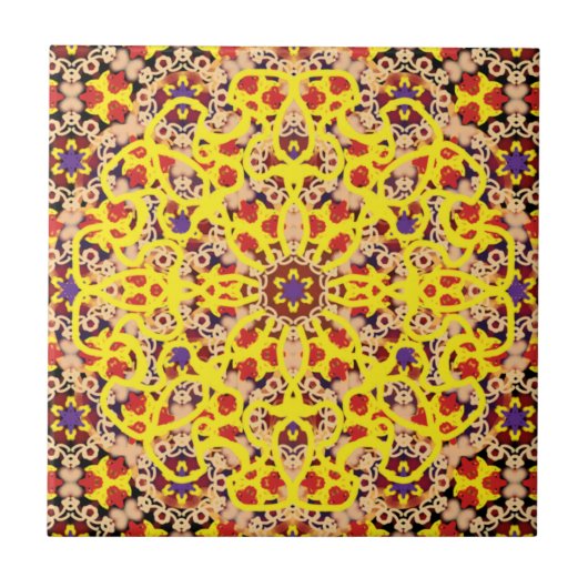 AEtheric Rose Window No. Duneen (Decimal: 72) Fliese (Vorderseite)