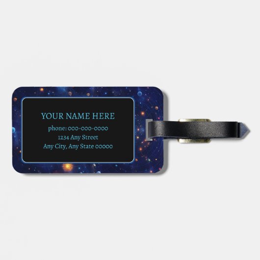 Aetheris Pulse Gepäckanhänger (Rückseite horizontal)