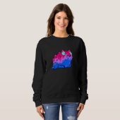 Aeticon Bisexual Pride Frog Lgbtqia+ Pride Sweatshirt (Vorne ganz)