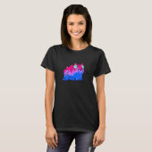 Aeticon Bisexual Pride Frog Lgbtqia+ Pride T-Shirt (Vorne ganz)