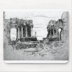 Aetna von Taormina - Joseph Pennell - 1913 Mousepad